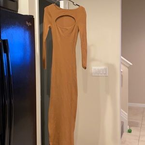Long body con dress